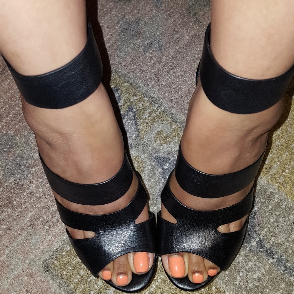 Sexy Leather Platform